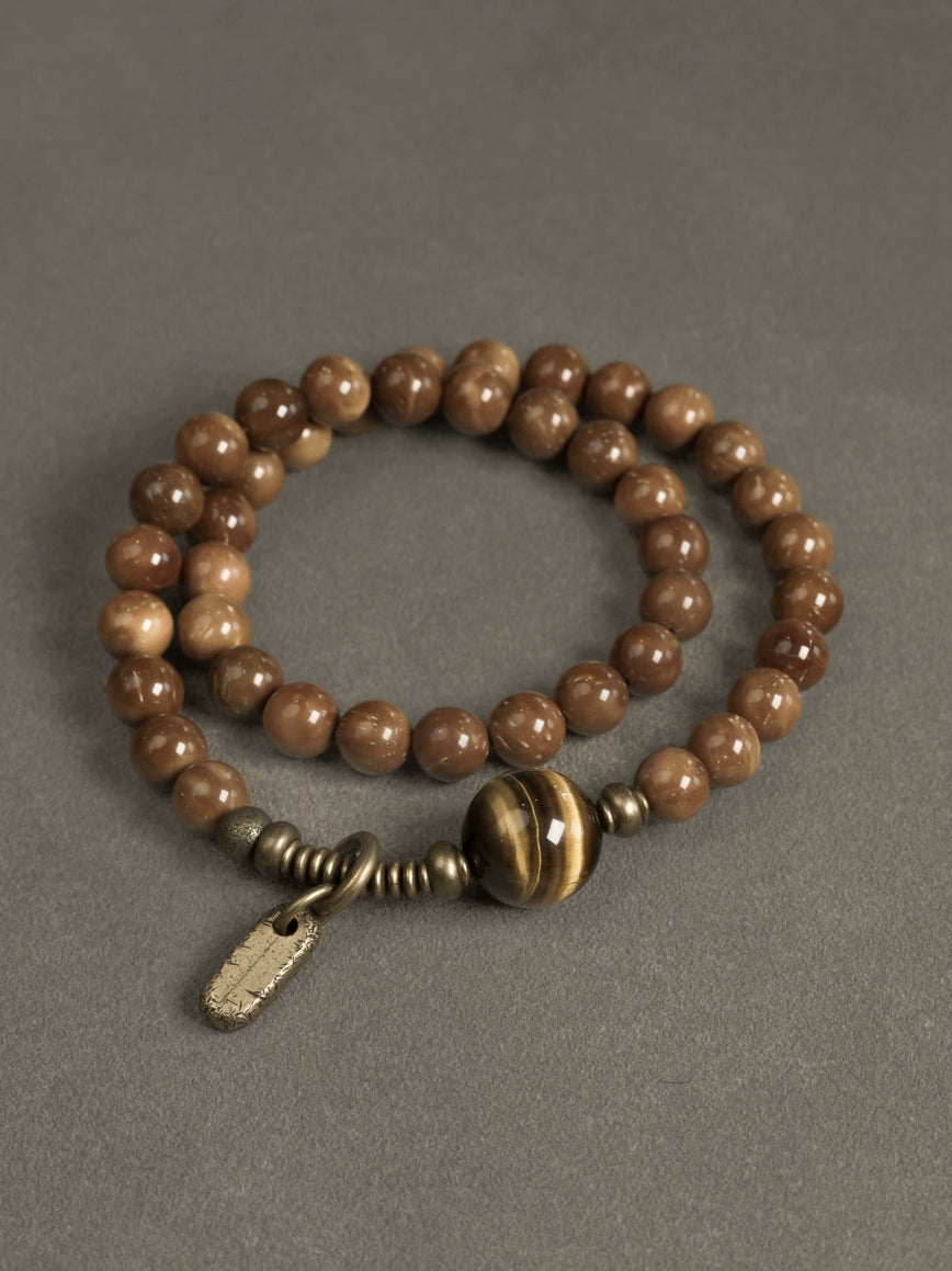 Mens beaded bracelet