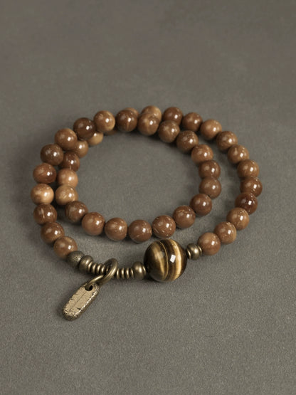 Mens beaded bracelet