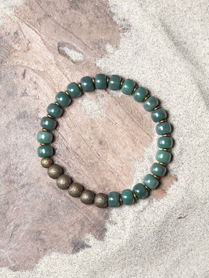 Mens beaded bracelet