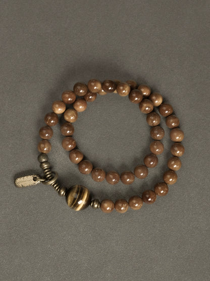 Mens beaded bracelet