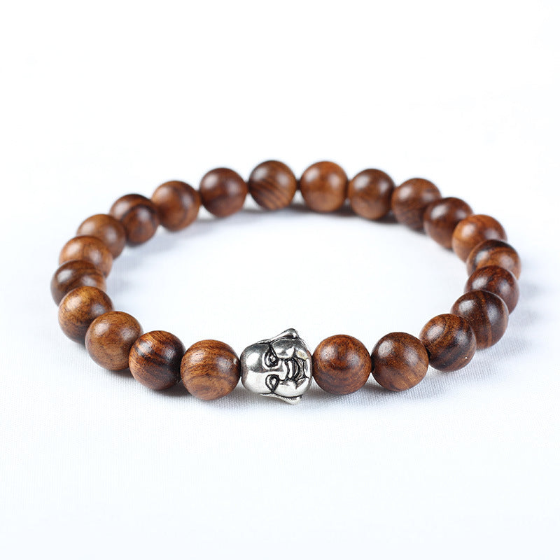 Hainan Natural Huanghua Pear Wooden Prayer Beads Bracelets