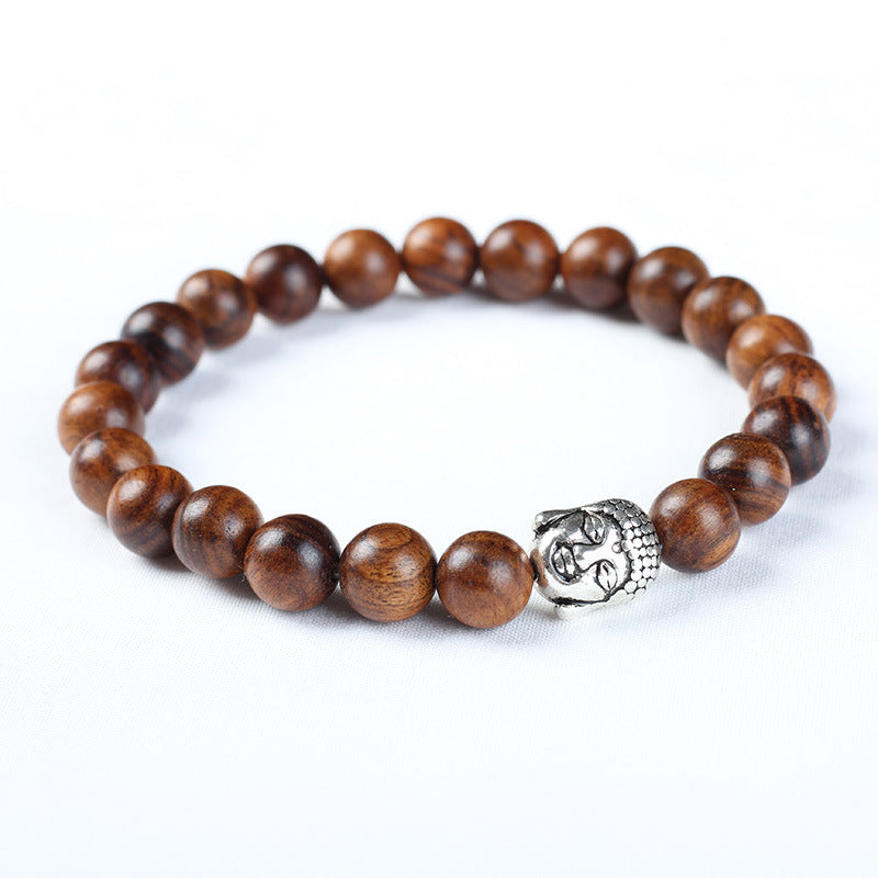 Hainan Natural Huanghua Pear Wooden Prayer Beads Bracelets